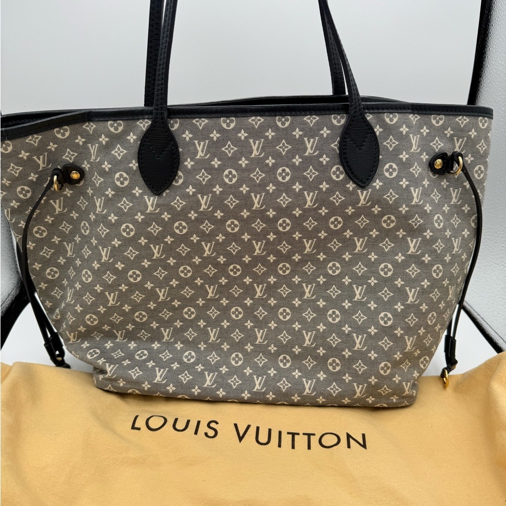 Louis Vuitton Navy Monogram Idylle Neverfull MM